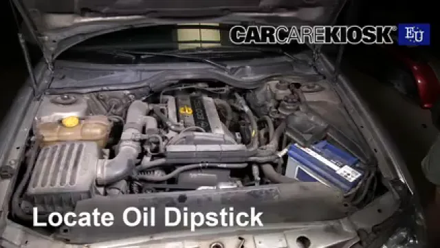 2000 Opel Omega GLS 2.2L 4 Cyl. Huile Vérifier le niveau de l'huile